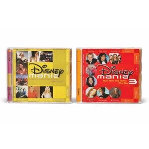 Disney Mania CD Lot Camp Rock Karaoke Disney Mania 1 & 3 Y2K Pop Bundle
